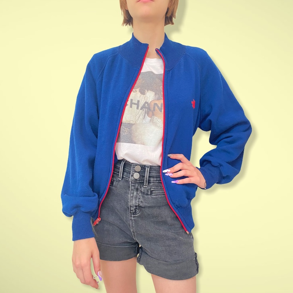 Vintage the north face zip up sweater jacket